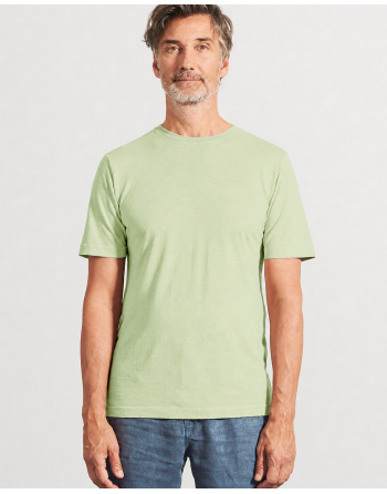 Körpernahes T-Shirt Hanf/Biobaumwolle - Slim Fit - matcha [6616017b6790845a0a1ddb9f77db2516]