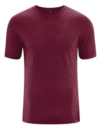 Körpernahes T-Shirt Hanf/Biobaumwolle - Slim Fit - rioja [0d89c591b46de431ab43d020a9088679]