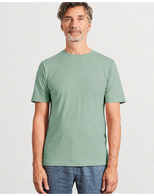 Körpernahes T-Shirt Hanf/Biobaumwolle - Slim Fit - menta [7c98d9c46f0838f1764ffe4d880e7b72]