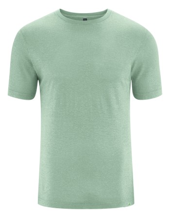 Körpernahes T-Shirt Hanf/Biobaumwolle - Slim Fit - menta [ff02a7e31adb2aa7c1892d0d3153350a]
