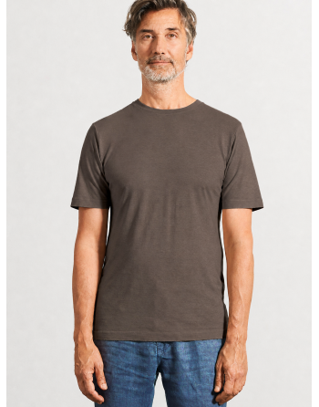 Körpernahes T-Shirt Hanf/Biobaumwolle - Slim Fit - dust [eaca6127ea327f51ca9534ddf569b01a]