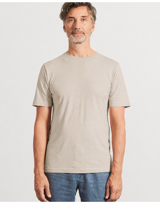 Körpernahes T-Shirt Hanf/Biobaumwolle - Slim Fit - distel [f1acf36b1eb471cccc49a812f16a65bf]