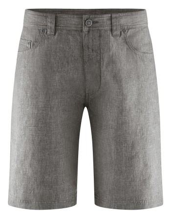 Moderne Shorts aus Hanf/Biobaumwolle - asphalt [1eb507cfa885c00b956b70bb1ac71f8b]