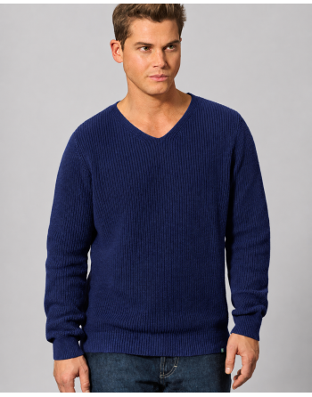 Komfortabler Pullover aus Hanf/Biobaumwolle - Normal Fit - night [fff2ab5d76fc8cd9d496217fc678c89c]