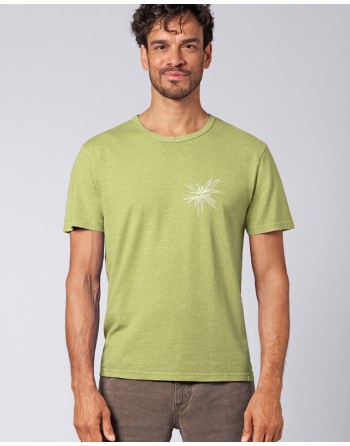 Zeitloses T-Shirt mit Print aus Hanf/Biobaumwolle - Normal Fit - bamboo [fc1eb65ccdb29f49ff37b1927b5b6bd8]