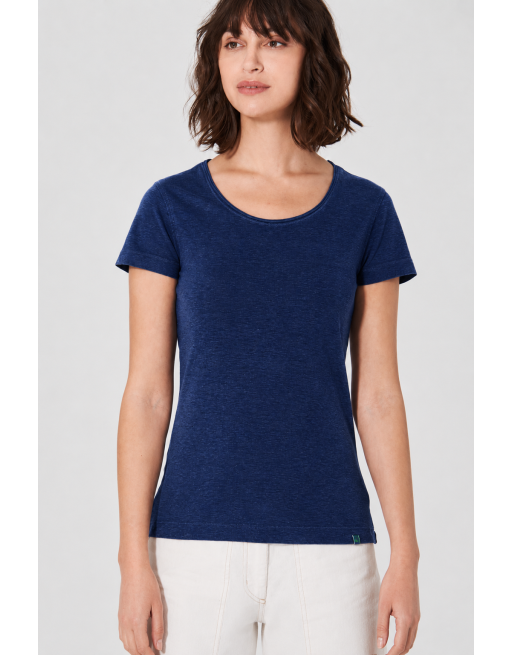Luftiges T-Shirt Hanf/Biobaumwolle Normal Fit - night [f1827816ec151ae92d40f94fad3e668e]
