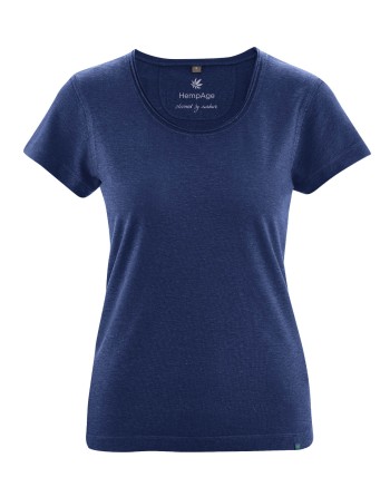 Luftiges T-Shirt Hanf/Biobaumwolle Normal Fit - night [60df3b0c7a79f91c724c4bf7ff50c1fa]