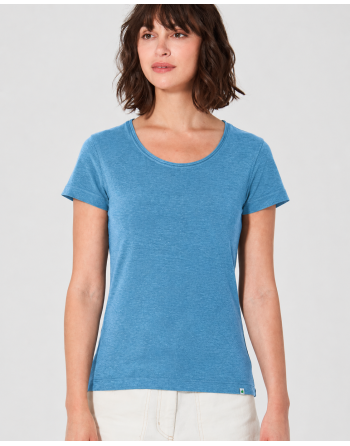 Luftiges T-Shirt Hanf/Biobaumwolle Normal Fit - atlantic [e040b16a6de6d3673df172ec05699cbb]