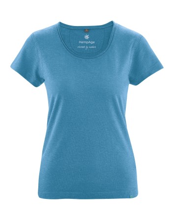 Luftiges T-Shirt Hanf/Biobaumwolle Normal Fit - atlantic [6744286daa756919671cf8fca9f55784]