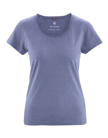 Luftiges T-Shirt Hanf/Biobaumwolle Normal Fit - lavender [502d6171feb09158b2961c5bfe157ba2]