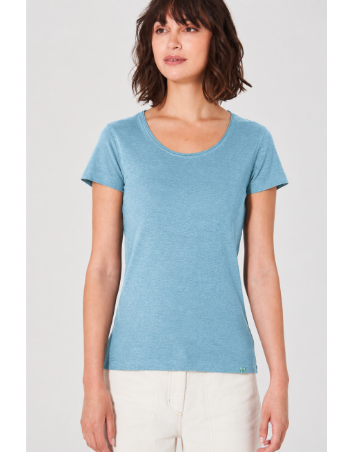 Luftiges T-Shirt Hanf/Biobaumwolle Normal Fit - wave [e0dc4dac2d661e2eda58f5c0cc4d7c39]