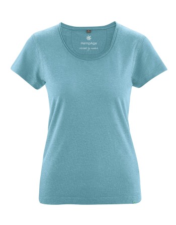 Luftiges T-Shirt Hanf/Biobaumwolle Normal Fit - wave [20d297e80051951251479d7ff9c3ad2b]