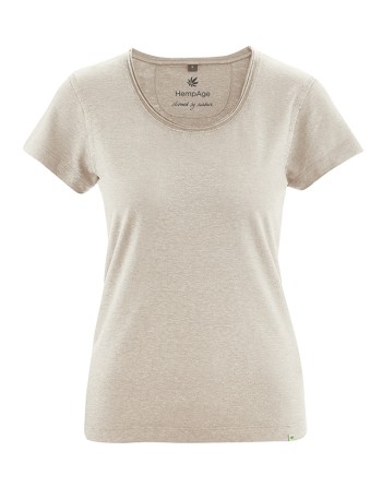 Luftiges T-Shirt Hanf/Biobaumwolle Normal Fit - distel [4f1c9a29e8d6c1f7c030c538e86e4ef5]