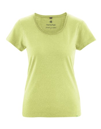 Luftiges T-Shirt Hanf/Biobaumwolle Normal Fit - lind [440031086118b180459a9d3d703b60c8]