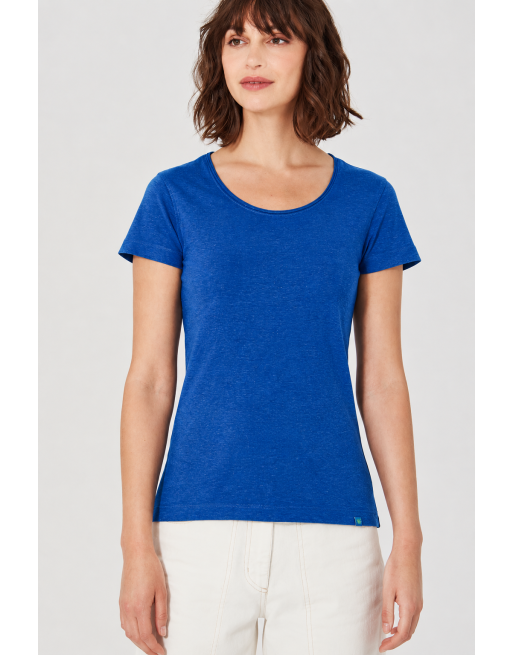 Luftiges T-Shirt Hanf/Biobaumwolle Normal Fit - royal [3bd1939068f38c6d9074186aae3b807e]