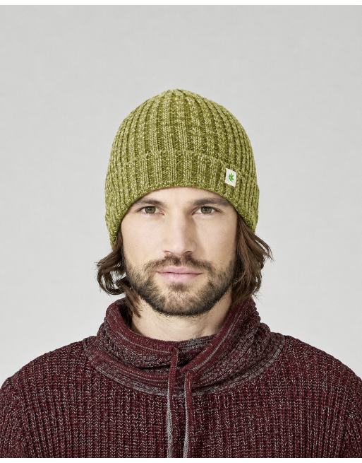 Seemanns-Strickmütze aus recycled Hanf/Biobaumwolle - fern-grey [bc5b486df3f219c96a6fd2ce6c90c182]