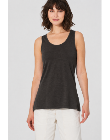 Lockeres Tank-Top Hanf/Biobaumwolle Damen Casual Fit - black [2abf072d6677b18b724693e09e3cb93a]