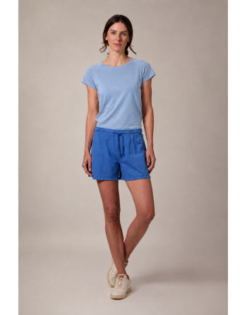 Raglan T-Shirt Hanf/Biobaumwolle Damen Normal Fit - smoke [392512f23a3adb663bfb3c149d2c6a4c]