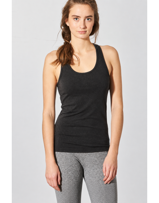 Yoga Tank Top Hanf/Biobaumwolle Slim  Fit - black [33bcdcb5c278312f0d10c17bcba321fd]
