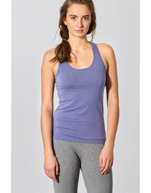 Yoga Tank Top Hanf/Biobaumwolle Slim  Fit - lavender [d8a55c3f15b3a71f19947b44d4a8c260]