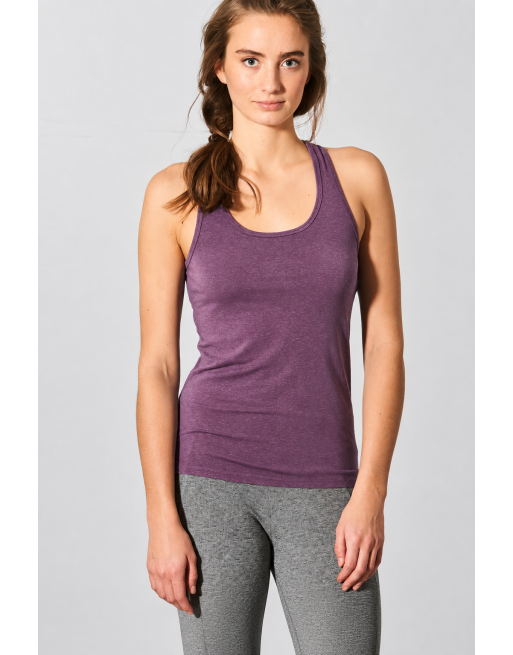 Yoga Tank Top Hanf/Biobaumwolle Slim  Fit - purple [deec1b62eb1ad8b09d4445e7347b7ebd]