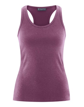 Yoga Tank Top Hanf/Biobaumwolle Slim  Fit - purple [047fb5ba2b8e55e7744ff1e9a806f053]