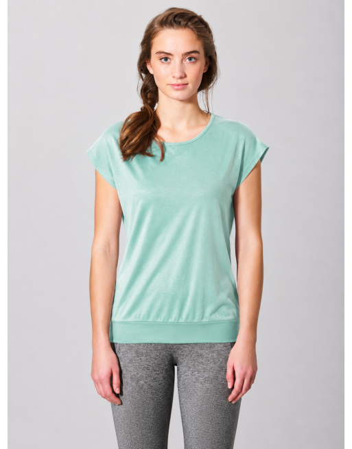 Ärmelloses Yoga Shirt Hanf/Biobaumwolle Normal Fit - sage [042cd0bed8b514d59a3f3162938dc5c4]