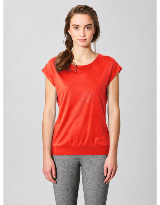 Ärmelloses Yoga Shirt Hanf/Biobaumwolle Normal Fit - brick [001f630bce7b5126882bc8b74d99e9db]