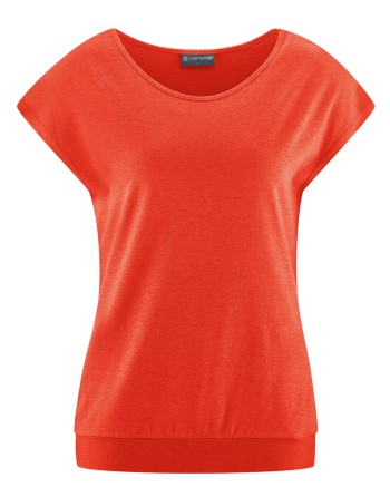 Ärmelloses Yoga Shirt Hanf/Biobaumwolle Normal Fit - brick [ce9f13b2a9110427843fa75bb89dbe85]