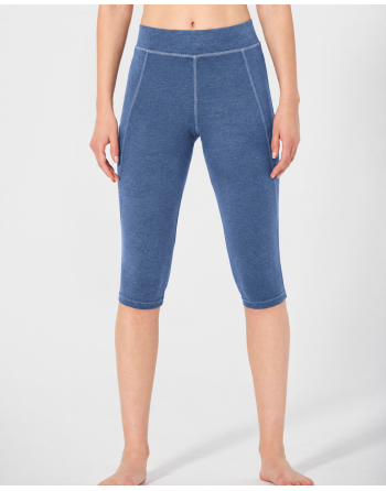 Yoga-Leggings aus Hanf & Bio-Baumwolle - blueberry [1cc89598ca4802017d8bad3fc2f68c3e]