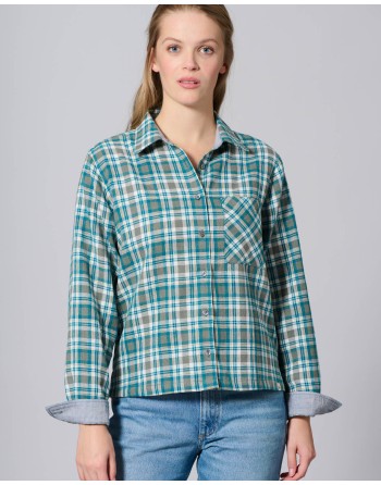Sportliche Holzfällerbluse Hanf/Biobaumwolle - Casual Fit - lagoon-dijon-thyme-nature [eb6e721eba4cb8df1c41d31c3c4f57ed]