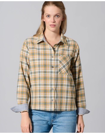 Sportliche Holzfällerbluse Hanf/Biobaumwolle - Casual Fit - dijon-barolo-thyme-nature [96190fbe75779af79b7063c5644a9f28]