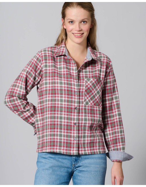 Sportliche Holzfällerbluse Hanf/Biobaumwolle - Casual Fit - barolo-lagoon-thyme-nature [83b5c07ad35289a2f82258bcdbf6ec72]