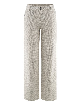 Pepita Hose Damen Hanf/Biobaumwolle mit weitem Schnitt - nature [a9e8165dd08f30eff55cf336b85c96a2]