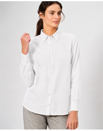 Elegante Bluse Hanf/Biobaumwolle Casual fit - white [508fb39a47fcbc9a1fdc9c88d471cfae]