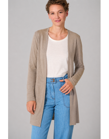 Leichte Jersey Jacke Hanf/Biobaumwolle Casual Fit - grit [5cdcd2522d613646eba4bf563be0c894]