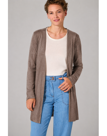 Leichte Jersey Jacke Hanf/Biobaumwolle Casual Fit - dust [ce768f07fec2d4bef4bb3232880e5cb2]