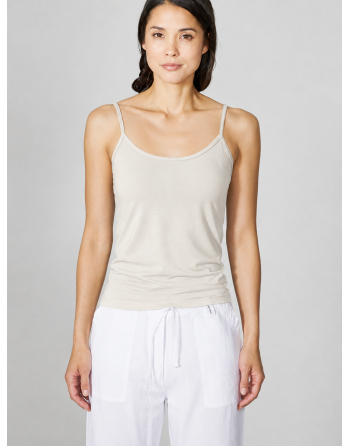 Elastisches Trägertop Hanf/Biobaumwolle Slim Fit - distel [36ba8c4e547d6a8f359a09270e8a095f]