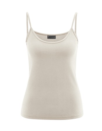 Elastisches Trägertop Hanf/Biobaumwolle Slim Fit - distel [ed4edcc04a47a66aac775a598b21accb]