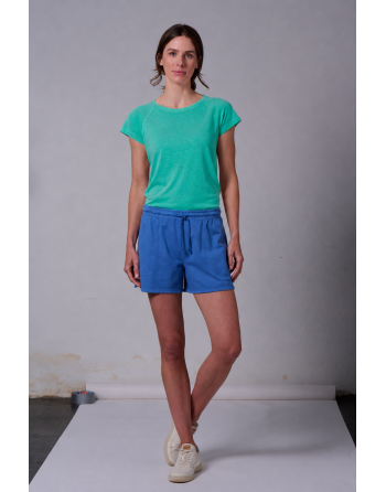 Raglan T-Shirt Hanf/Biobaumwolle Damen Normal Fit - emerald [d631faaffeeacb8c3d45ef716d6d4a42]