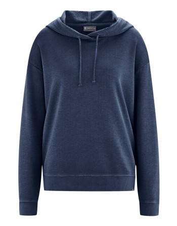 Bequemer Hoodie aus Hanf/Bio-Baumwolle Casual Fit - navy [9065cb32f4dc688d1b819bbbca679515]