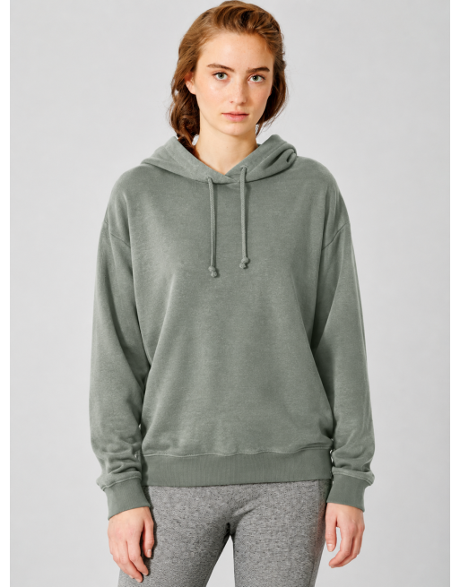 Bequemer Hoodie aus Hanf/Bio-Baumwolle Casual Fit - thyme [c4463813656a5b1336e40e9a597795dd]