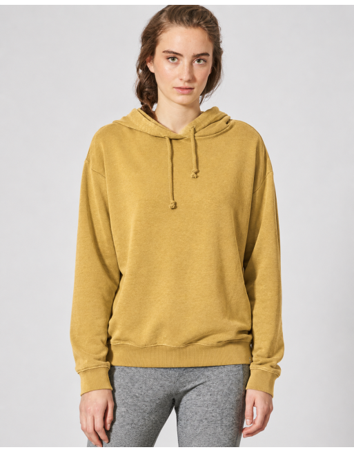 Bequemer Hoodie aus Hanf/Bio-Baumwolle Casual Fit - dijon [2ed02f54ba3a94120dbdf69dbf920d30]