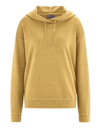 Bequemer Hoodie aus Hanf/Bio-Baumwolle Casual Fit - dijon [3ce2fa7509411f35205c9693945d1f63]