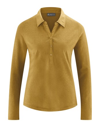 Sportliches Blusenshirt Hanf/Biobaumwolle Damen Normal Fit - peanut [d164e1b7fdc9158c2742b6ad94d78029]