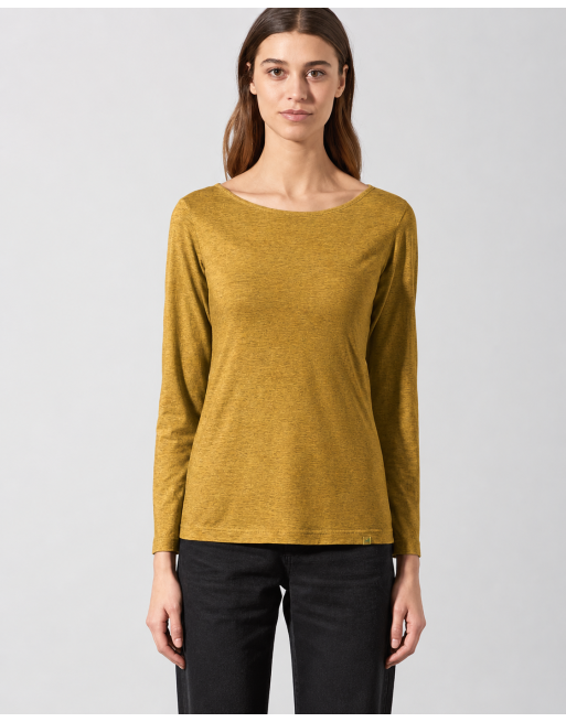 Langarmshirt mit Yakwolle Hanf/Biobaumwolle Normal Fit - peanut [7cba5b9a75a1877790f1bb5d9c8c8b4b]