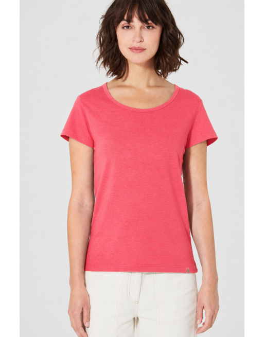 THC Exklusiv Damen T-Shirt aus Hanf & Bio-Baumwolle Normal Fit - tomato [50dd63a9aff527759de0e6809814f0e9]