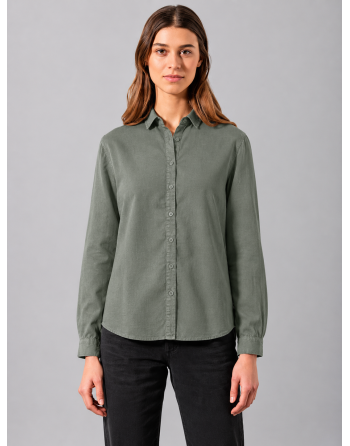 Reine 100% Hanfbluse - Casual Fit - moss [2244d17c119f815dd4068c97ba3dcfc8]