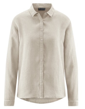Reine 100% Hanfbluse - Casual Fit - distel [871e28dba6e00f8c91afb76050d42738]