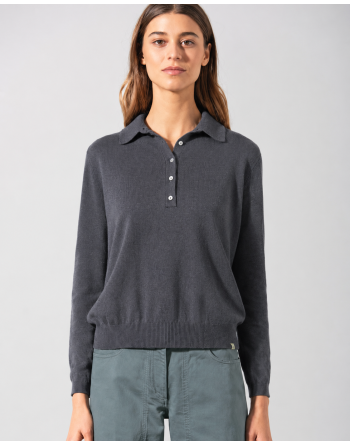 Edler Pullover Hanf/Biobaumwolle Normal Fit - anthrazit [8addc6669a286860fc51eca2f67a881b]